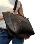 Solana Tote Vaquetta Leather (Black)