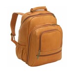 Alroy Extra Large Laptop Backpack Vaquetta Leather (Black)