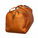 Felipe Extra Large Carry On Duffel Vaquetta Leather (Black)