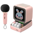 Ditoo-Mic Pixel Art LED Karaoke Speaker // Pink