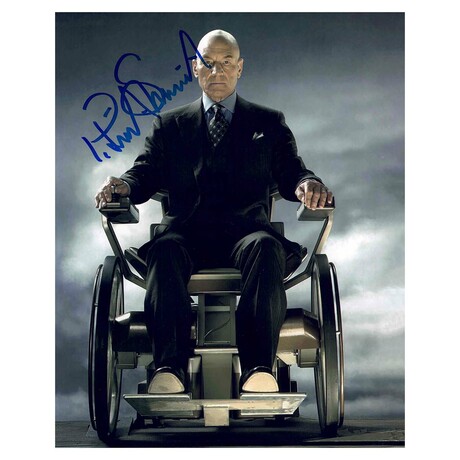 Patrick Stewart // X-Men - Professor X // Signed 8x10 Photo
