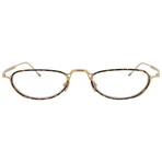 Thom Browne // Unisex // Oval Optical Frames // Tortoise Gold