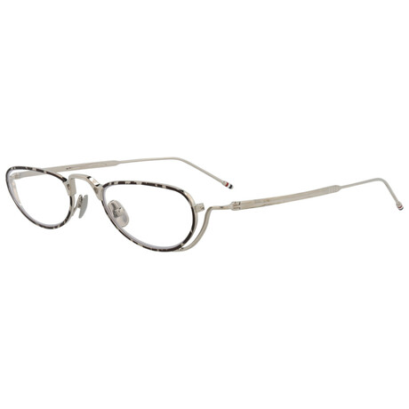 Thom Browne // Unisex // Oval Optical Frames // Tortoise Silver