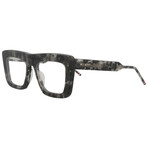 Thom Browne // Unisex // Rectangular Optical Frames // Grey Tortoise