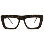 Thom Browne // Unisex // Square Optical Frames // Tortoise