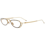 Thom Browne // Unisex // Oval Optical Frames // Tortoise Gold