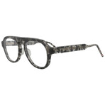 Thom Browne // Unisex // Aviator Optical Frames // Grey Tortoise