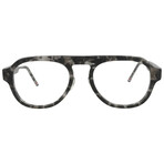 Thom Browne // Unisex // Aviator Optical Frames // Grey Tortoise