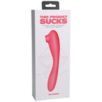 This Product Sucks // Sucking Clitoral Stimulator w/ Bendable G-Spot Vibrator (Teal)