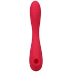 This Product Sucks // Sucking Clitoral Stimulator w/ Bendable G-Spot Vibrator (Teal)