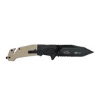 Spring Assisted Knife // M-A3003 // Tanto (Black/Tan)
