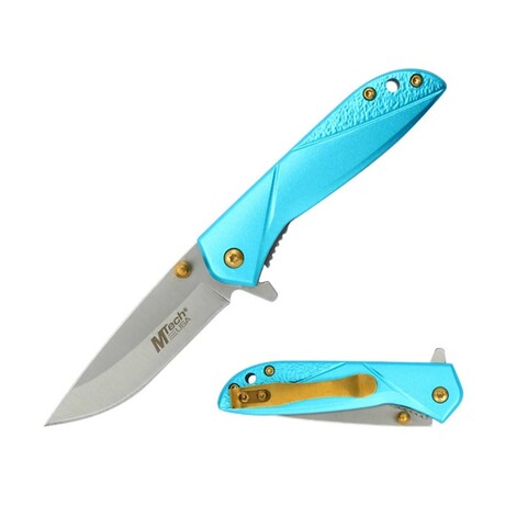 Spring Assisted Knife // MT-A2017 // Anodized Aluminum (Gold)