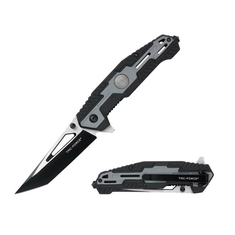 Spring Assisted Knife // TF-2007 // Tanto (Red)