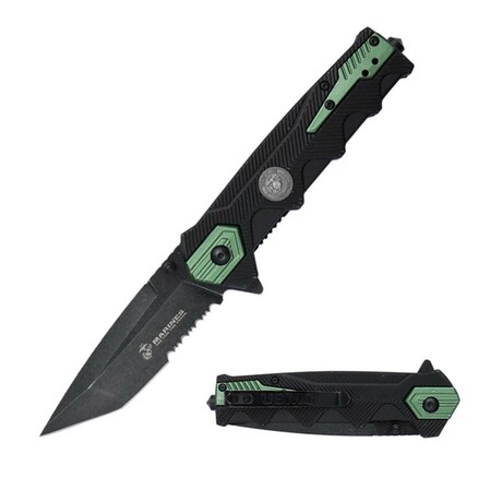 Spring Assisted Knife // M-A3004 // Tanto (Black/Cooper)