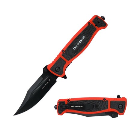 Spring Assisted Knife // TF-2008 // Clip Point (Red)