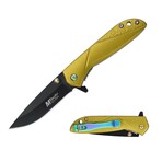 Spring Assisted Knife // MT-A2017 // Anodized Aluminum (Gold)