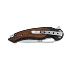 Spring Assisted Knife // MT-A2012 // Wood (Grey)