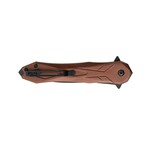 Spring Assisted Knife // TF-2003 // Aluminum (Brown/Black)