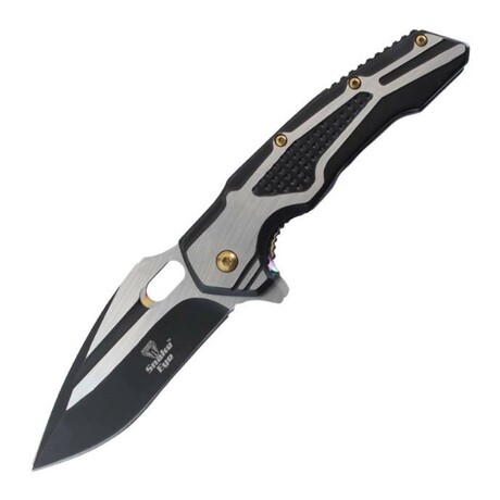 Spring Assisted Knife // SE-5265 // TiNite Coated Stainless Steel (Black)