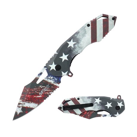 Spring Assisted Knife // MT-A2020 // US Flag (Vintage)