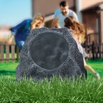 Bluetooth Solar Multi-Link Wireless Rock Speaker // Pair