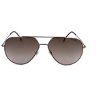 Carrera // Men's Aviator Sunglasses // Grey + Brown Gradient