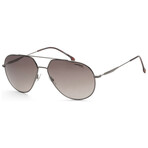 Carrera // Men's Aviator Sunglasses // Grey + Brown Gradient
