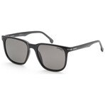 Carrera // Unisex Rectangular Sunglasses // Black Grey + Grey