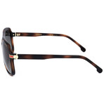 Carrera // Unisex Pilot Sunglasses // Havana + Green Gradient