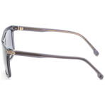 Carrera // Unisex Browbar Sunglasses // Grey + Dark Grey Shaded Gradient