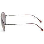 Carrera // Men's Aviator Sunglasses // Grey + Brown Gradient