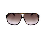 Carrera // Men's Shield Sunglasses // Havana + Brown Gradient