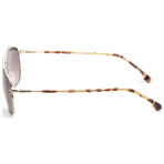 Carrera // Unisex Aviator Sunglasses // Gold + Brown Gradient