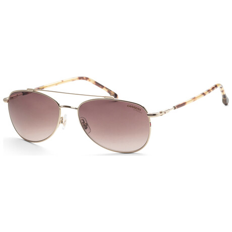 Carrera // Unisex Aviator Sunglasses // Gold + Brown Gradient
