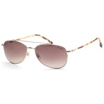 Carrera // Unisex Aviator Sunglasses // Gold + Brown Gradient