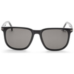 Carrera // Unisex Rectangular Sunglasses // Black Grey + Grey