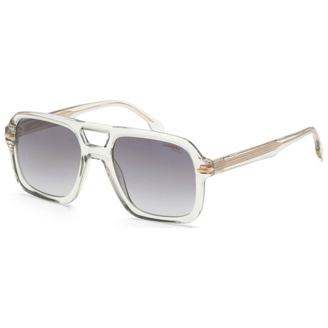 Carrera // Men's Square Sunglasses // Grey + Smoke Gradient