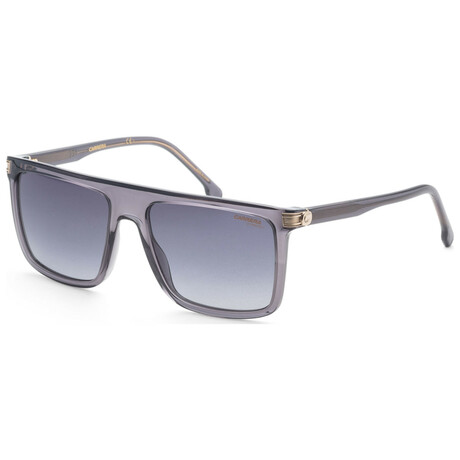 Carrera // Unisex Browbar Sunglasses // Grey + Dark Grey Shaded Gradient