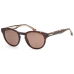 Carrera // Unisex Round Sunglasses // Havana + Brown