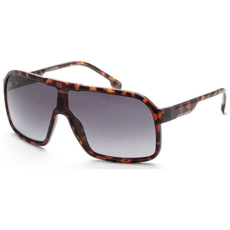 Carrera // Men's Shield Sunglasses // Havana + Dark Grey Shaded Gradient