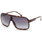 Carrera // Men's Shield Sunglasses // Havana + Dark Grey Shaded Gradient