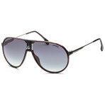 Carrera // Men's Aviator Sunglasses // Dark Havana + Green Gradient