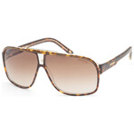 Carrera // Men's Shield Sunglasses // Havana + Brown Gradient