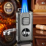 5-in-1 Triple Jet Cigar Lighter
