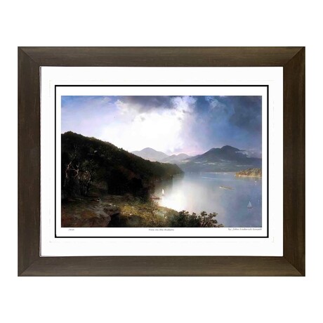 John Frederick Kensett "View on the Hudson" // Hudson River School