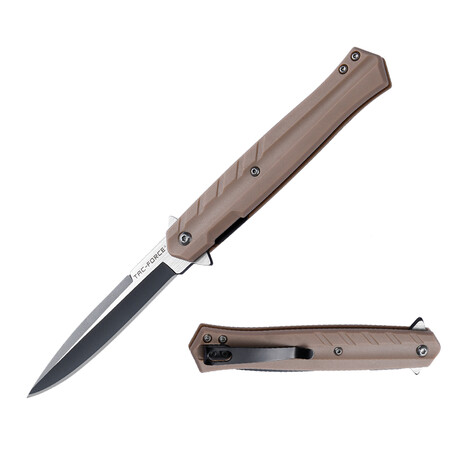 Spring Assisted Knife // TF-2002 (Tan)