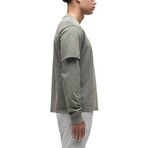 Hybrid Shirt // Stone Grey (S)