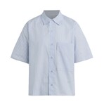 Rex Short Sleeve Shirt // Blue Stripe (S)