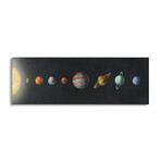 The Solar System Black by Terry Fan (12"H x 36"W x 1.5"D)