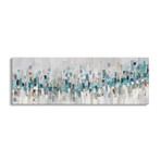 Blue Staccato by Katrina Craven (12"H x 36"W x 1.5"D)